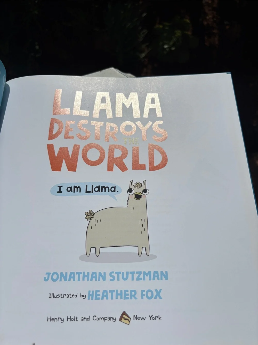 Llama Destroys World and Llama Rocks the Cradle of  Chaos Books Set -